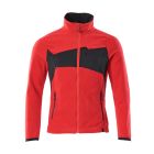 FLEECETRUI MET RITS SIGNAALROOD/ZWA