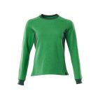 SWEATSHIRT HELDER GROEN/GROEN