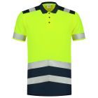 POLOSHIRT HIGH VIS BICOLOR FLUOR YE