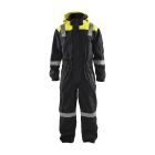 SHELL OVERALL ZWART HIGH VIS GEEL