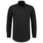 OVERHEMD STRETCH FITTED BLACK