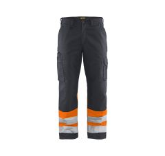 WERKBROEK HIGH VIS MEDIUM GRIJS  HI