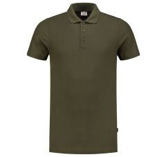 POLOSHIRT FITTED 180 GRAM ARMY