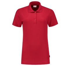 POLOSHIRT FITTED DAMES RED