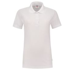 POLOSHIRT FITTED DAMES WHITE