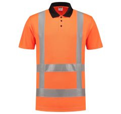 POLOSHIRT RWS BIRDSEYE FLUOR ORANGE