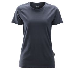 DAMES T-SHIRT DONKER BLAUW