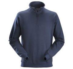 ½ ZIP SWEATSHIRT DONKER BLAUW