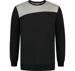 SWEATER BICOLOR NADEN BLACK-GREY