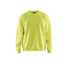 SWEATSHIRT HIGH VIS GEEL