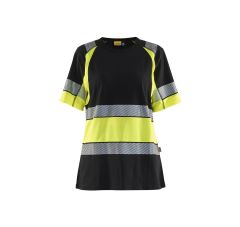 HIRT HIGH VIS ZWART HIGH VIS GEEL