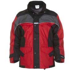 TOPTEX PARKA SEP BLACK / RED KEULEN