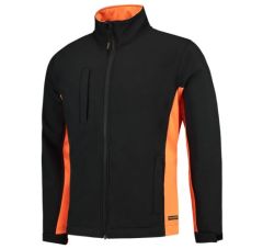 SOFTSHELL BICOLOR BLACK-ORANGE