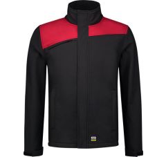 SOFTSHELL BICOLOR NADEN BLACK-RED