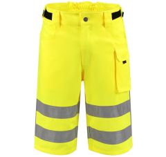 WERKBROEK RWS KORT FLUOR YELLOW