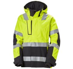 HH W LUNA HI VIS SHELL JACKET