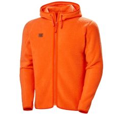 HERITAGE PILE HOODIE DARK ORANGE