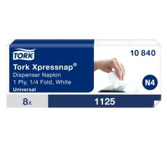 Tork Xpressnap® Dispenserservet Wit