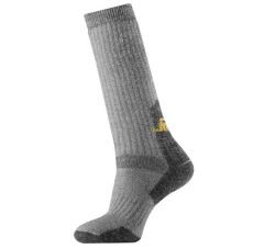 HIGH HEAVY WOOL SOCK DONKER GRIJS