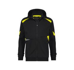 SANTOS HOODIE ZWART FLUOGEEL COPES86