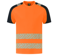 Tricorp T-shirt High Vis Redefined Industrieel Wasbaar FluororangeInk
