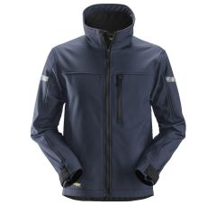 AW SOFTSHELL JACK DONKER BLAUW