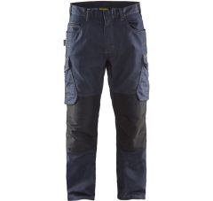 SERVICE WERKBROEK DENIM MARINEBLAUW