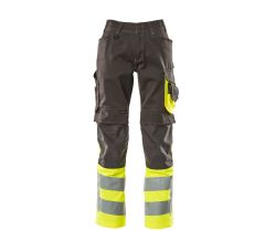 BROEK MET KNIEZAKKEN DONKERANTRACIE