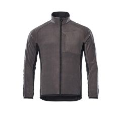 FLEECEJACK DONKERANTRACIET/ZWART