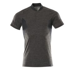 POLOSHIRT DONKERANTRACIET/ZWART