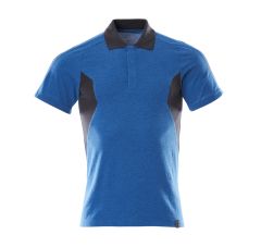 POLOSHIRT HELDER BLAUW/DONKERMARINE
