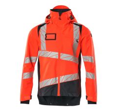 SHELL JAS HI-VIS ROOD DONKERMARINE