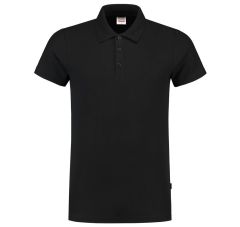 POLOSHIRT FITTED 180 GRAM BLACK