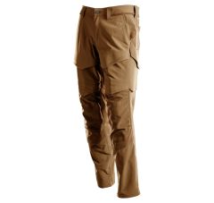 BROEK MET KNIEZAKKEN NOTENBRUIN