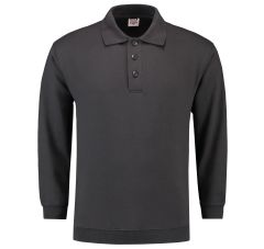 POLOSWEATER BOORD DARKGREY
