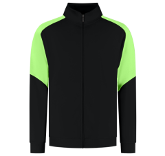 Tricorp Sweatvest Bicolor Redefined BlackLime Bicolor