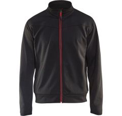 SERVICE SWEATSHIRT MET RITS ZWART R