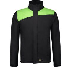 SOFTSHELL BICOLOR NADEN BLACK-LIME