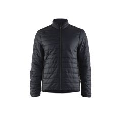 WARM GEVOERD VEST ZWART DONKERGRIJS