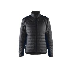 DAMES WARM GEVOERD VEST ZWART DONKE