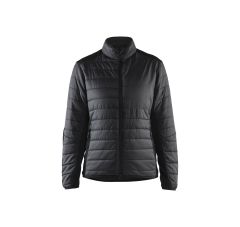 DAMES WARM GEVOERD VEST ZWART DONKE