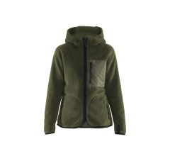 DAMES PILÉ VEST HERFSTGROEN