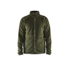 PILÉ VEST HERFSTGROEN