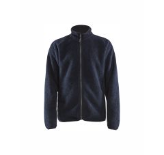 PILÉ VEST DONKER MARINEBLAUW