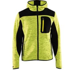 GEBREID VEST MET SOFTSHELL HIGH VIS