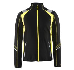 MICROFLEECEVEST VISIBLE ZWART HIGH