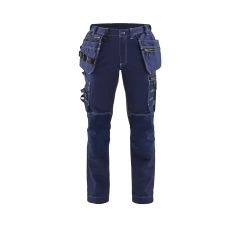 DAMES WERKBROEK MET STRETCH MARINEB