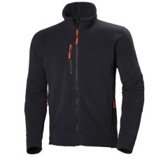 HH KENSINGTON FLEECE JACKET ZWART