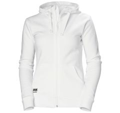 HH W CLASSIC ZIP HOODIE WHITE