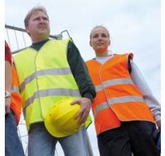 VERKEERSVEST FLUOR GEEL